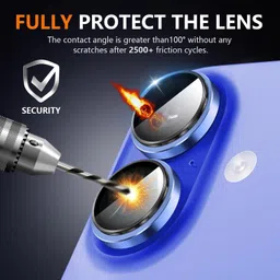CASEKOO Camera Lens Protector for iPhone 16, iPhone 16 Plus image 3