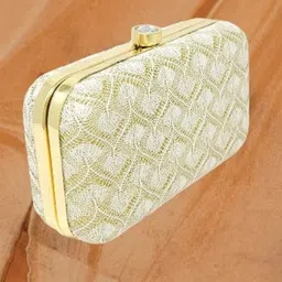 baberwal enterprises Casual, Formal, Party, Sports Gold Clutch image 2