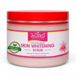 newauro Skin Whitening Face and Body Massage Scrub | Instant Lightening Scrub image 1