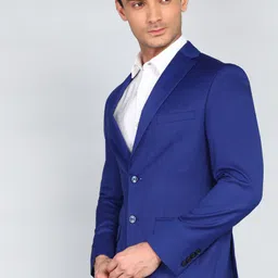 peter england Men 2 PC Suit Textured Suit image 3