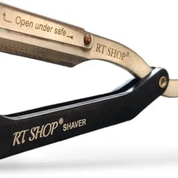 rt shop Men Professional Straight Razor Shaver, Black, Men & Women image 2