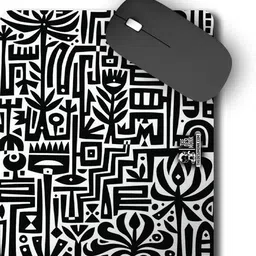 The Desi Monk Tribe Painting Anti Skid Mouse Pad for Laptops and Computers Non Slip Base Mousepad-picture-39