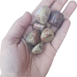 maitri export me-Unakite-100gm Polished Asymmetrical Crystal Stone image 3