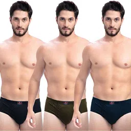 milton Pack of 3 Solid Men Brief-picture-27