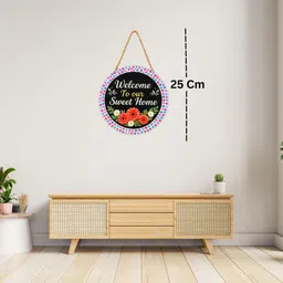 shri khatu shyam creation Door Hanging with Rope | Home Entrance Pack of 2 image 4