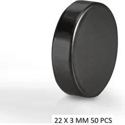 bm retail 50 Piece Round Disc Small Button Magnets Set(22 X 3 MM)Use As Fridge Magnet, Kitchen Organiser Magnet, Multipurpose Office Magnets Pack of 1 image 2