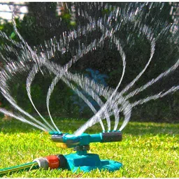 hauck 3 Arm 360 ° Sector Rotating Water Sprinkler Garden Pipe 1 L Hose-end Sprayer-picture-10