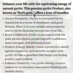 vibesle Certified Raw Pyrite Adjustable Rings for Abundance Pyrite Stone Stone Crystal Ring image 5