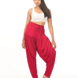 loveit Viscose Rayon Solid Patiala image 5