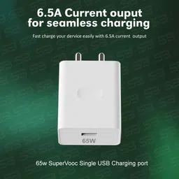 IEVO 65 W SuperVOOC 6 A Wall Charger for Mobile image 4