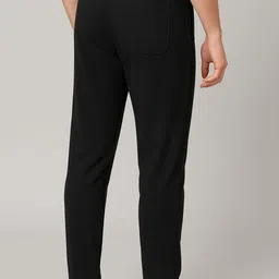 elibolz Men Printed Black Track Pants image 4