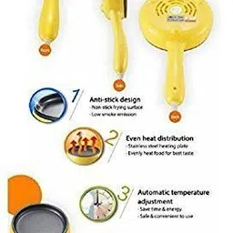 spella Electric Non stick Frying Pan with Steam Egg Boiler-23 Non-Stick Egg_FryPan Boiled Eggs_Steaming Boiling Roasting-23 Egg Cooker image 4