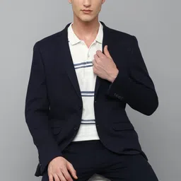 louis philippe Men Solid Single Breasted Casual Blazer-picture-28