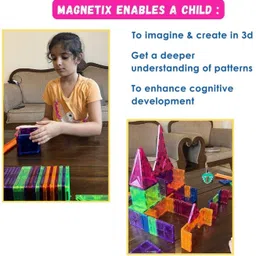 yuiop - Magnetix 5 - Magnetic Construction Set - Powerful Natural Magnets - 100 Pcs image 5