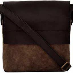 yelloe Men & Women Brown Messenger Bag - Regular Size-picture-22
