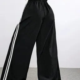 dockstreet Women Solid White Track Pants image 5