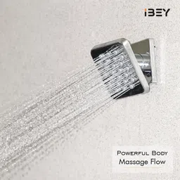 ibey 3-Inch Body Jet Shower Steel Wall Mounted Hydro Massage Spray with Chrome Finish Fixed Mount image 5