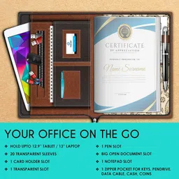 packwagon Faux Leather FILE FOLDERE image 5