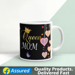artgenics Queen MOM & King DAD. Ceramic Coffee 320ml Ceramic Coffee Mug image 2