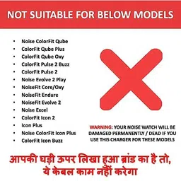 HexaGear Magnetic Charging Cable 1.5 A 1 m Metal Briaided Original Smart Watch Magnetic Charging Cable DO NOT WORK ANY OTHER SMART WATCH v1.86 image 2