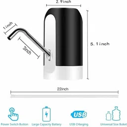 aavini Automatic Wireless Water Can Dispenser Pump for 20 Litre Bottle Bottled Water Dispenser image 3