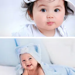 manial Pack of 2 Cute Baby Combo Posters | Smiling Baby Poster | Poster for Pregnant Women | HD Baby Wall Poster for Room decor (12x18-Inch, 300GSM Thick Paper, Gloss Laminated) Paper Print-picture-21