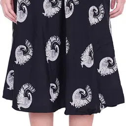 manat diva Women Printed A-line Multicolor Skirt image 2