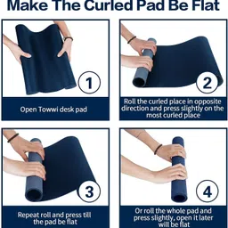 SAMYAL Non-Slip Mouse Pad, Waterproof Desk Writing Mat, Large Desk Blotter Protector Non Slip Base Mousepad image 4