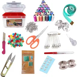 Sewing Thread and Tailoring Accessories Storage Box - 15th Item Include Sewing Kit-image-27