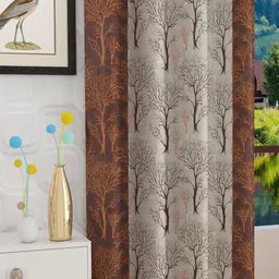flipkart smartbuy 210 cm (7 ft) Polyester Semi Transparent Door Curtain Single Curtain-picture-23