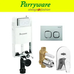 parryware Half Frame Concealed Cistern, with divater body upper part set of 1 pic 152 Dual Flush Tank-picture-23