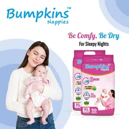 bumpkins Premium Fresh Baby Diapers Pants | Wetness Indicator | Upto 12 Hrs Absorption - S image 4