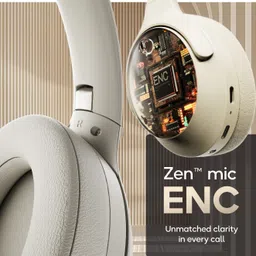 goboult 70 Hrs Battery, ENC Mic, 40mm Boosted Drivers, 4 EQ Modes, Supreme Bass, 5.4v Bluetooth & Wired Headset image 5