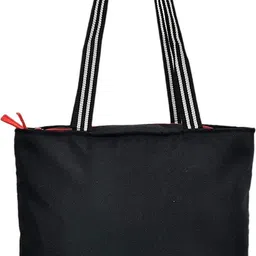 disney Polyester Mickey Mouse Print|GroceryBag With Front Pocket& Handle|Packof2|Black Pack of 2 Grocery Bags image 3