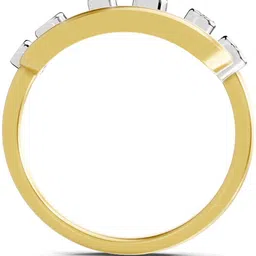 sparq Certified Lab Grown Diamond & 925 Sterling Silver Gold Plated Ring image 2