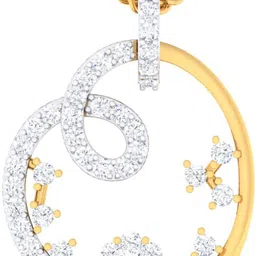 avsar AVP906YB 14kt Cubic Zirconia Yellow Gold Pendant-picture-12