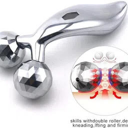 omkarzone 3D Massager Roller 360 Rotate Face Full Body Shape Skin Lifting Wrinkle image 3