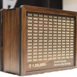 svisindia Wooden Money Saving Box | Counting target money box | Coin box for saving Coin Bank-picture-18