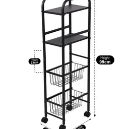 epicasa Iron Kitchen Trolley image 3