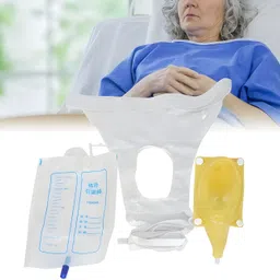 kasha Urine collector Drainage Bags for Women(2 * 1000ml) Pack Urine Pot image 4