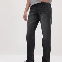 roadster Men Relaxed Fit Mid Rise Grey Jeans image 3