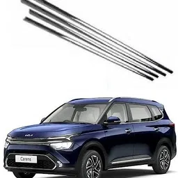 roshneer enterprises Stainless Steel Chrome Finish Window Lower Garnish For KIA CARENS /0094 Chrome Kia 1 Series Side Garnish-picture-13