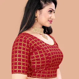 rang rangoli Round Neck Women Blouse image 3
