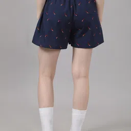 easy shot Printed Women Blue Night Shorts image 5