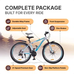 urban terrain UT6000A29 Alloy MTB Cycles Shimano Geared for Men with Dual Disc Brake 29 T (inch) Road Cycle image 2