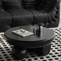 the flamingo life Nordic Elegant Coffee Table In Black Colour-picture-14