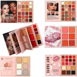 5 In 1 Makeup Book Palette Eyeshadow Blusher Contour Highlighter Eyebrow-image-24