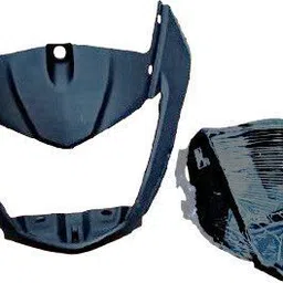 mudsor HEADLIGHT VISOR IGNITOR BLACK (WITH GLASS) Bike Headlight Visor image 2