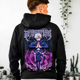 zentik Men Full Sleeve Graphic Print Hooded Sweatshirt image 1