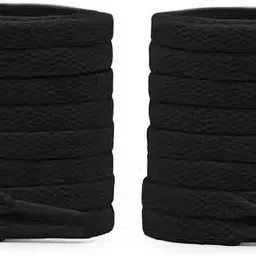 Vinylzone 2 Pair Black Flat Shoe Laces For Men /Women /Girls Shoe Lace-picture-18